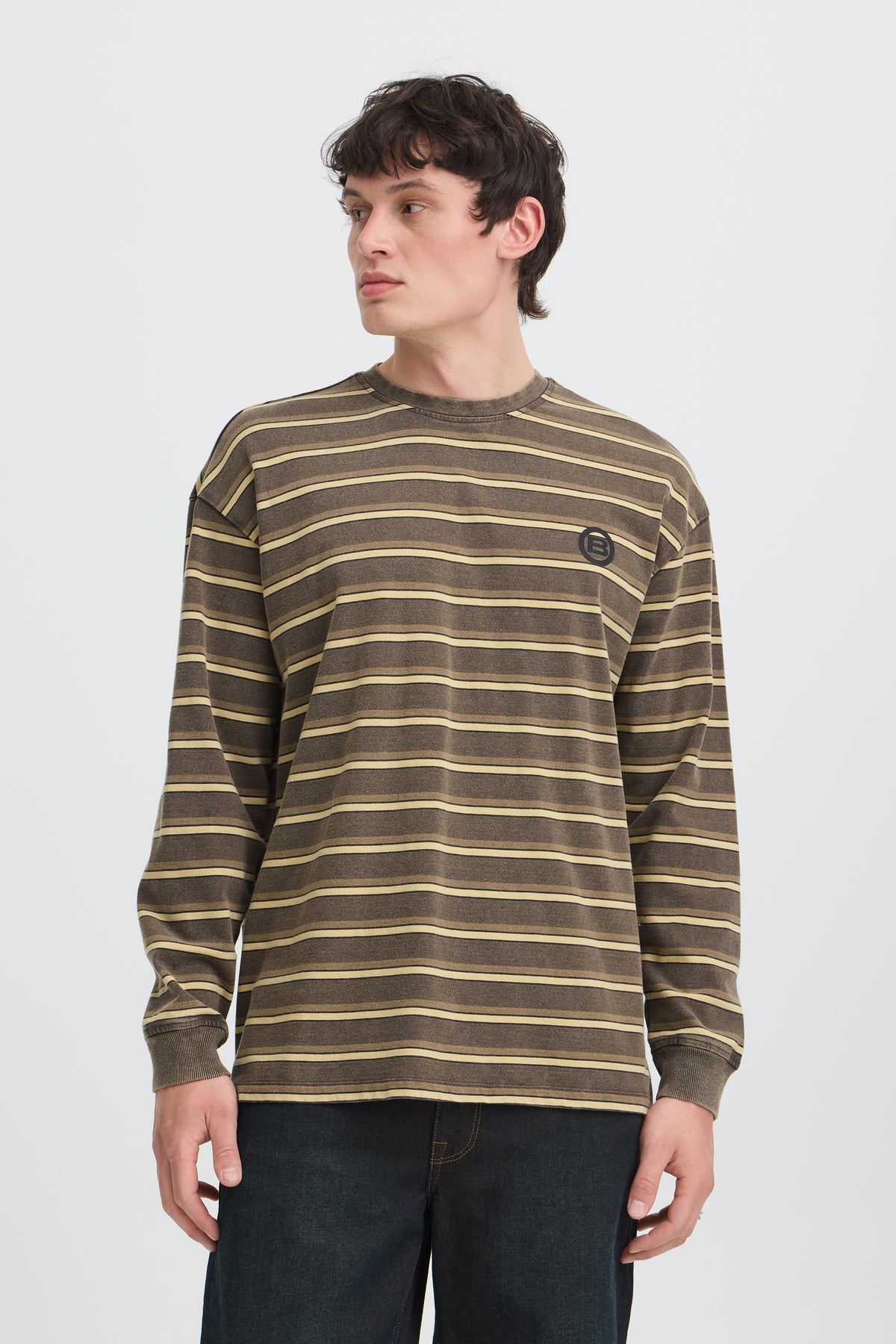 Camiseta Blend BHKarsin de manga larga de rayas