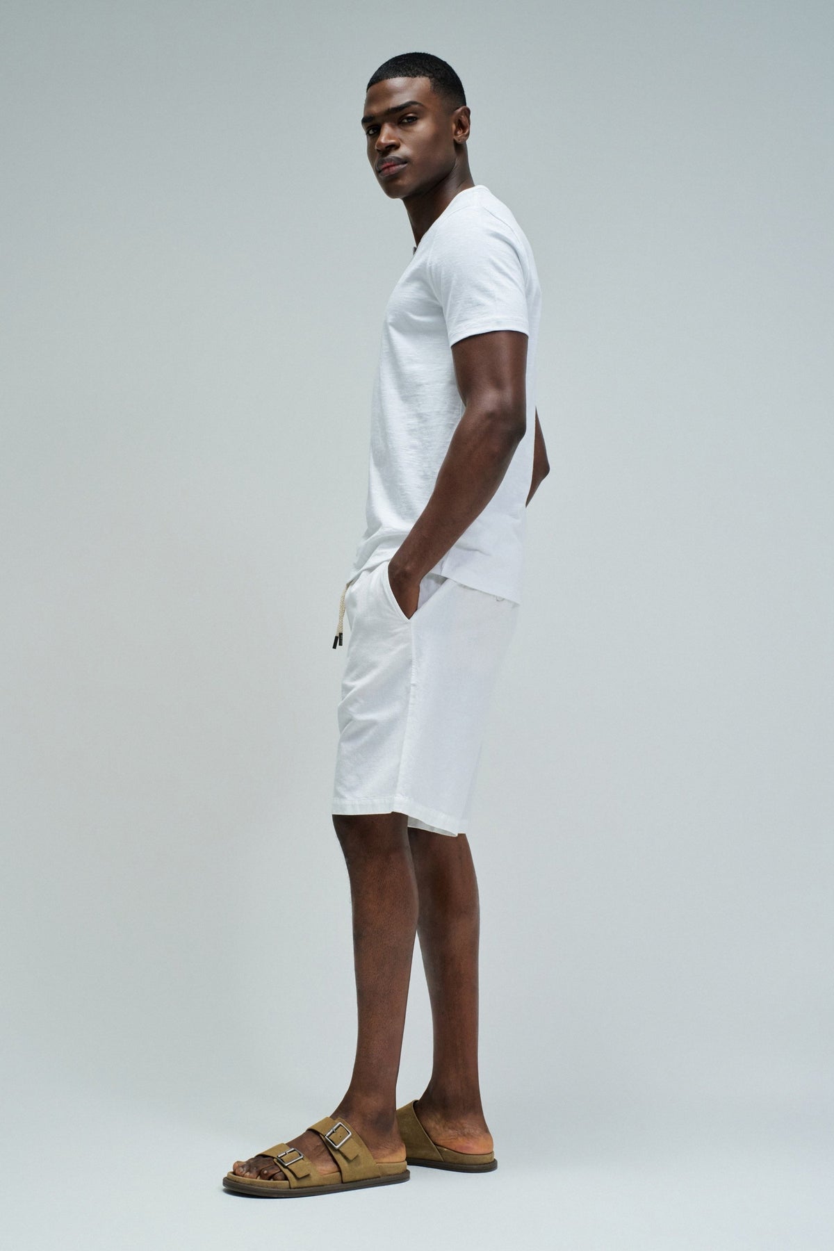 Camiseta Salsa de algodón slim fit con branding blanco