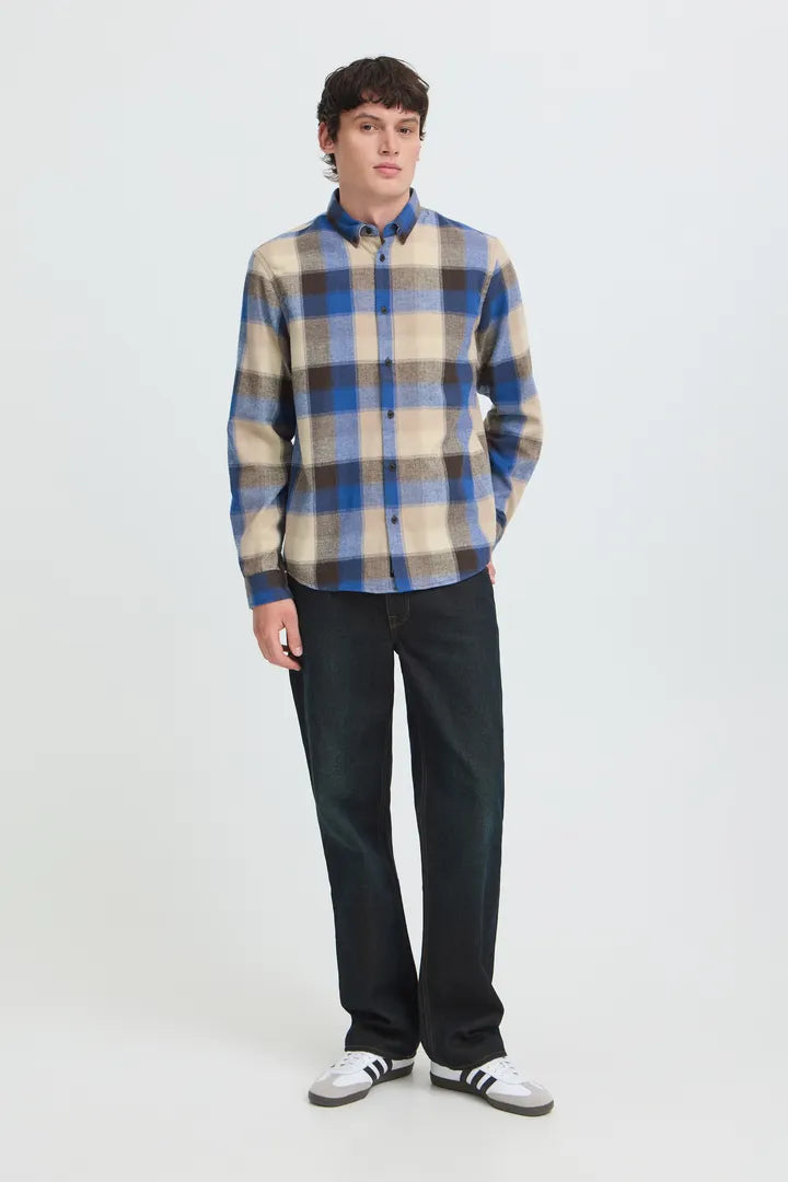 Long sleeve Camisa de Blend de cuadros