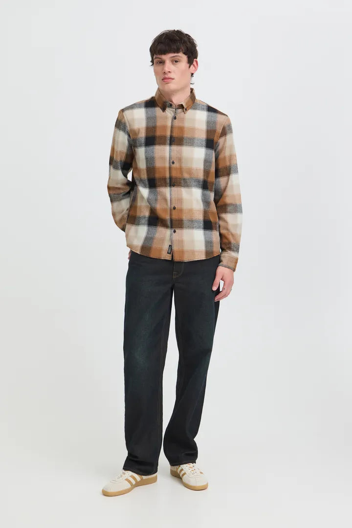 Long sleeve Camisa de Blend de cuadros