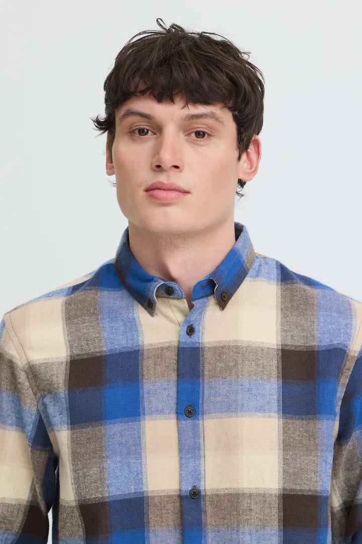 Long sleeve Camisa de Blend de cuadros