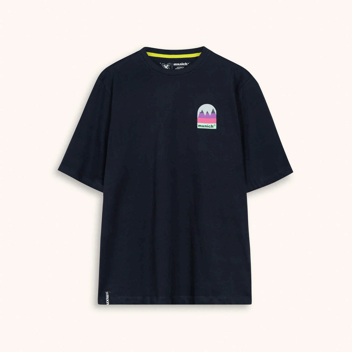 Camiseta Oversize Algodón Orgánico Azul Marino Estampado Trasero OVERSIZE T-SHIRT TREKKING NAVY