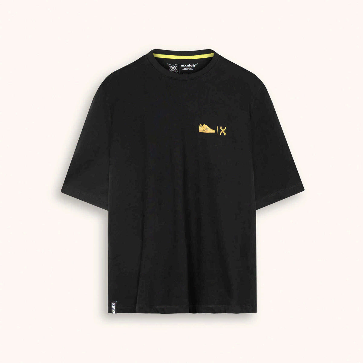 Camiseta Oversize Algodón Orgánico Negra Estampado Trasero OVERSIZE T-SHIRT INVADERS BLACK