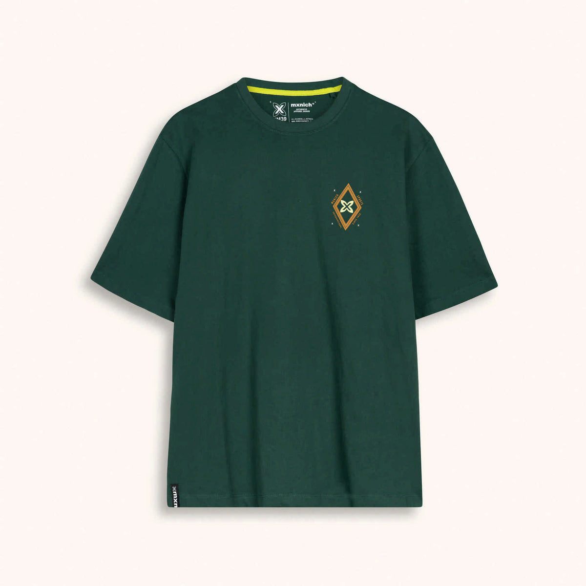 Camiseta Oversize Algodón Orgánico Verde Estampado Trasero OVERSIZE T-SHIRT BEAR GREEN