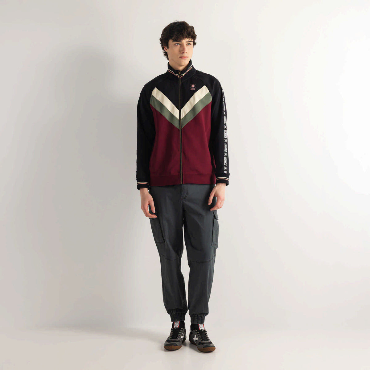 Chaqueta Deportiva Estilo Vintage Regular Fit Burdeos JACKET SCUDETTO WINE