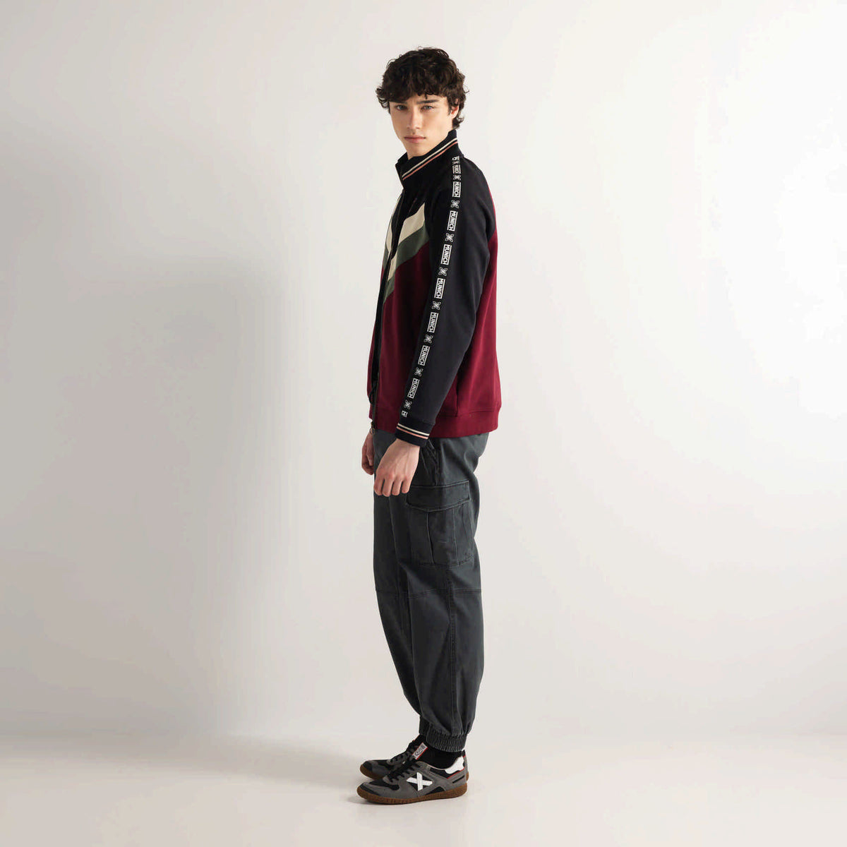 Chaqueta Deportiva Estilo Vintage Regular Fit Burdeos JACKET SCUDETTO WINE