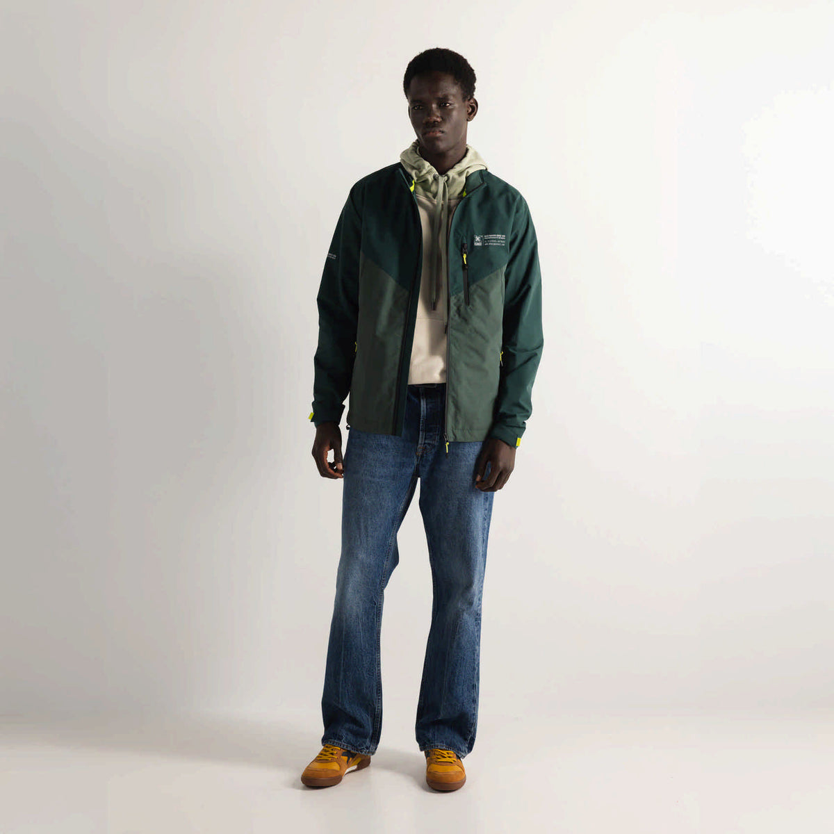 Chaqueta Cortavientos Repelente al Agua Verde JACKET HARBOR GREEN
