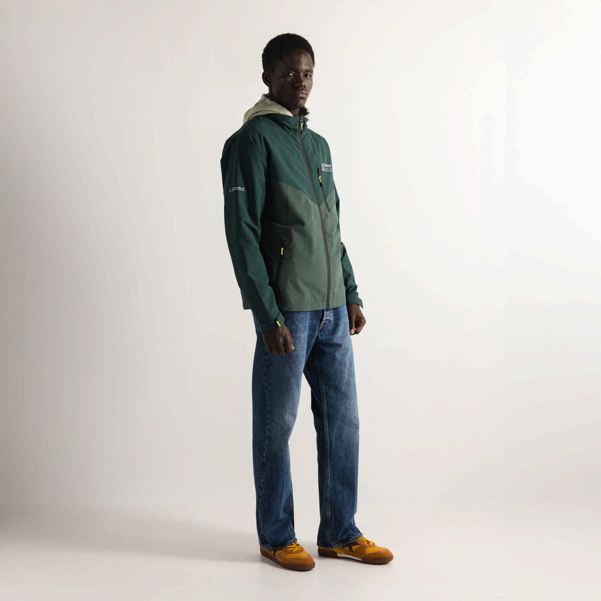 Chaqueta Cortavientos Repelente al Agua Verde JACKET HARBOR GREEN