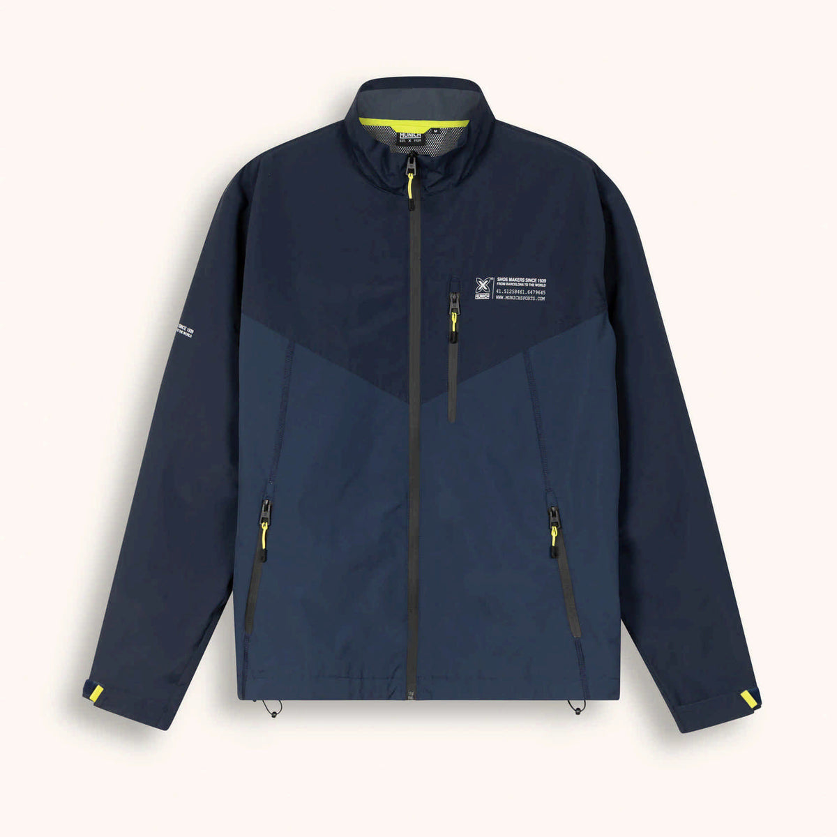 Chaqueta Cortavientos Repelente al Agua Azul Marino JACKET HARBOR NAVY