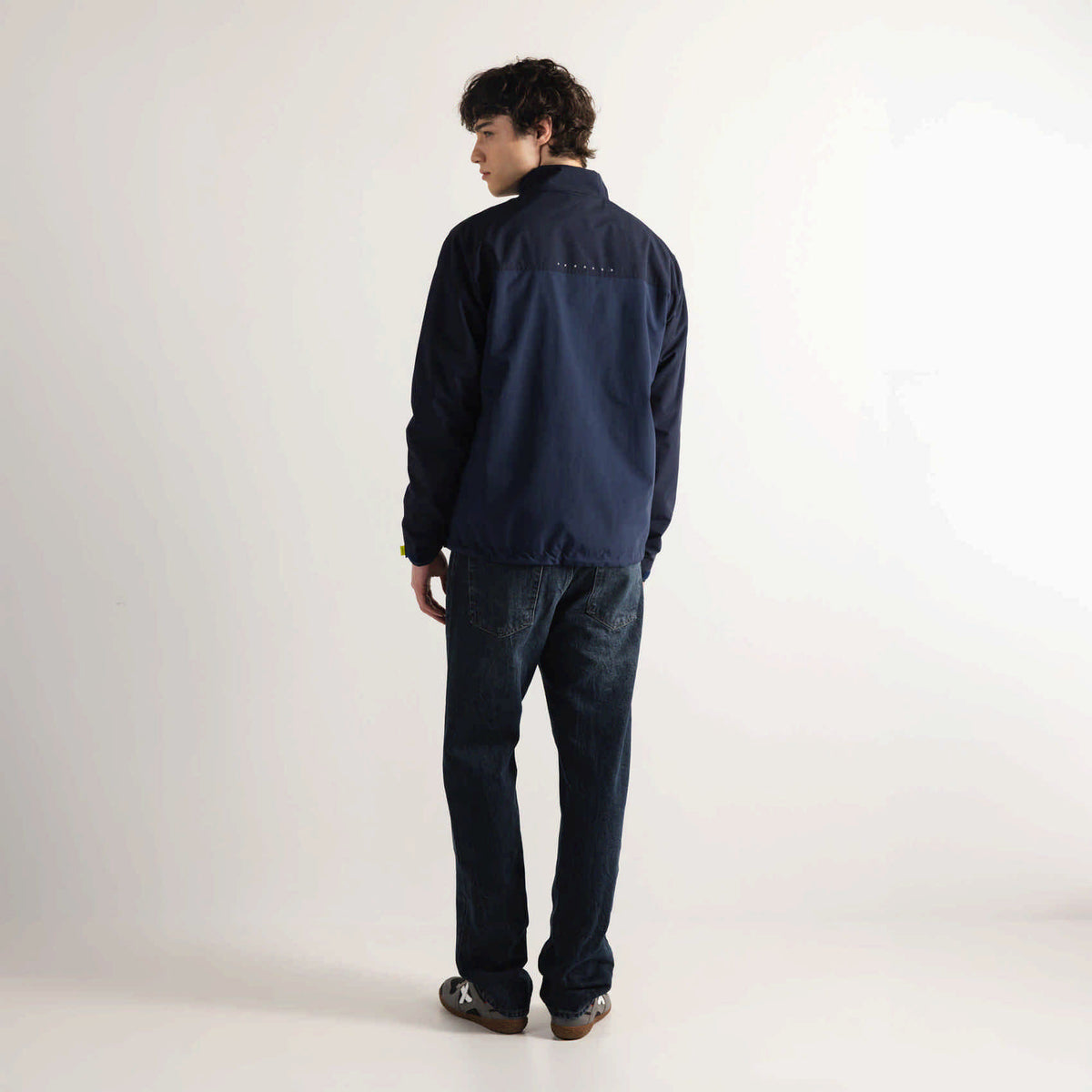 Chaqueta Cortavientos Repelente al Agua Azul Marino JACKET HARBOR NAVY