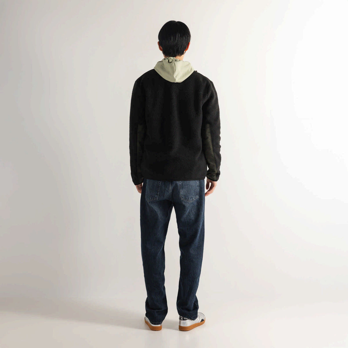 Chaqueta Polar Cuello Alto Negro POLAR DENIS BLACK