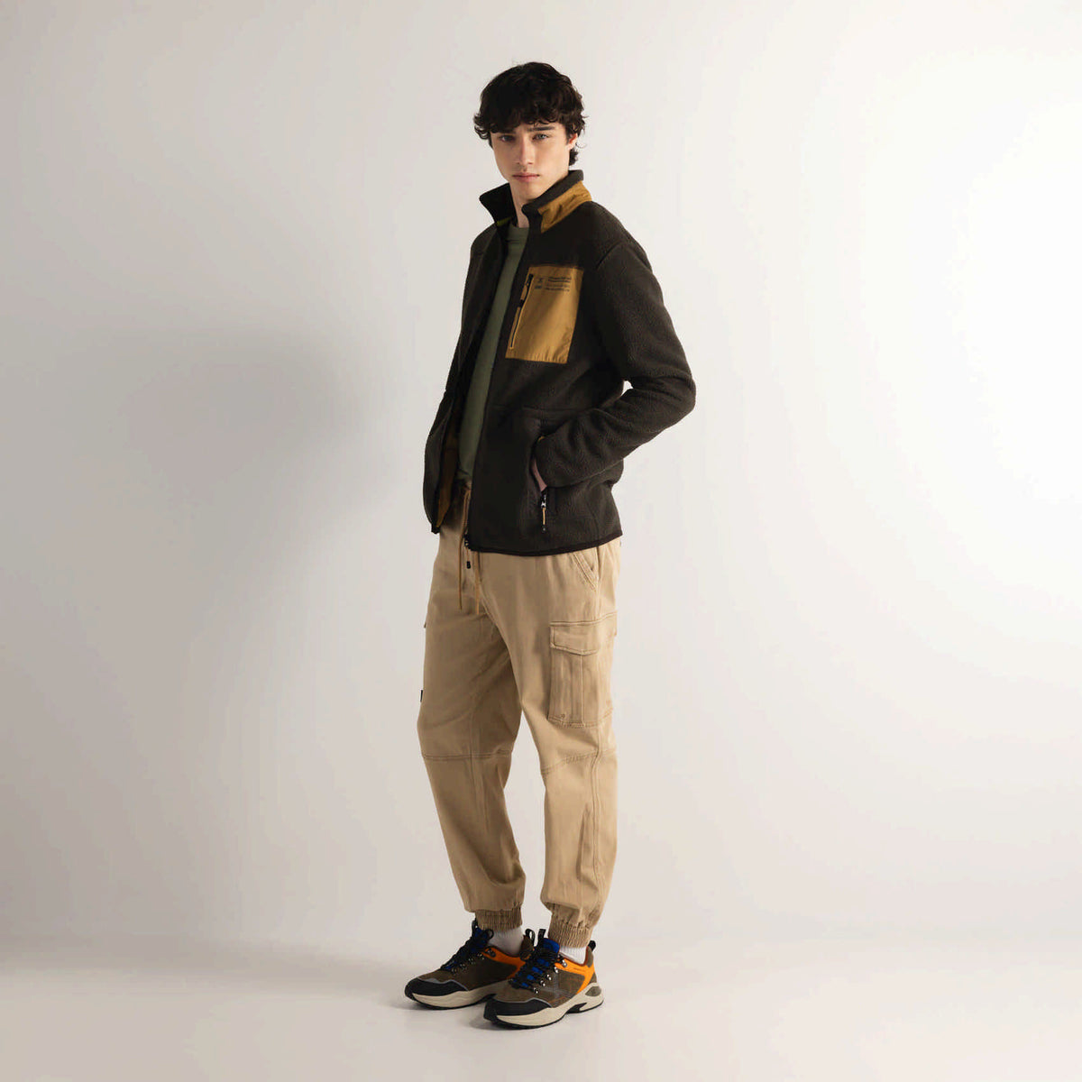 Chaqueta Polar Cuello Alto Moca POLAR DENIS MOCCA