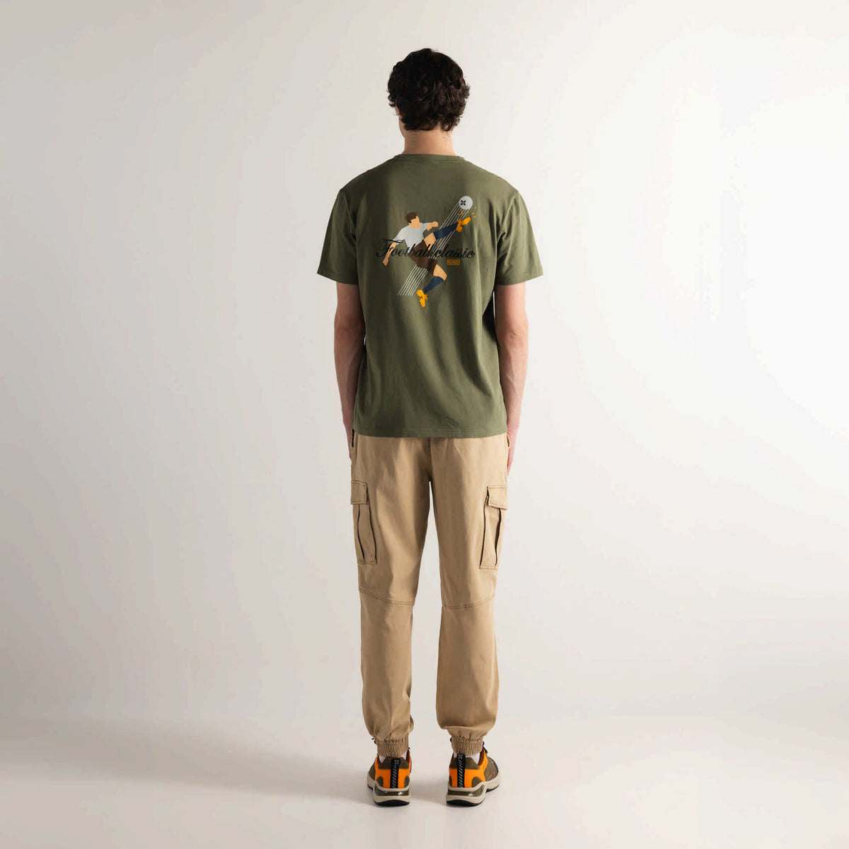 Camiseta Algodón Orgánico Manga Corta Khaki | REGULAR T-SHIRT SCORER KHAKI