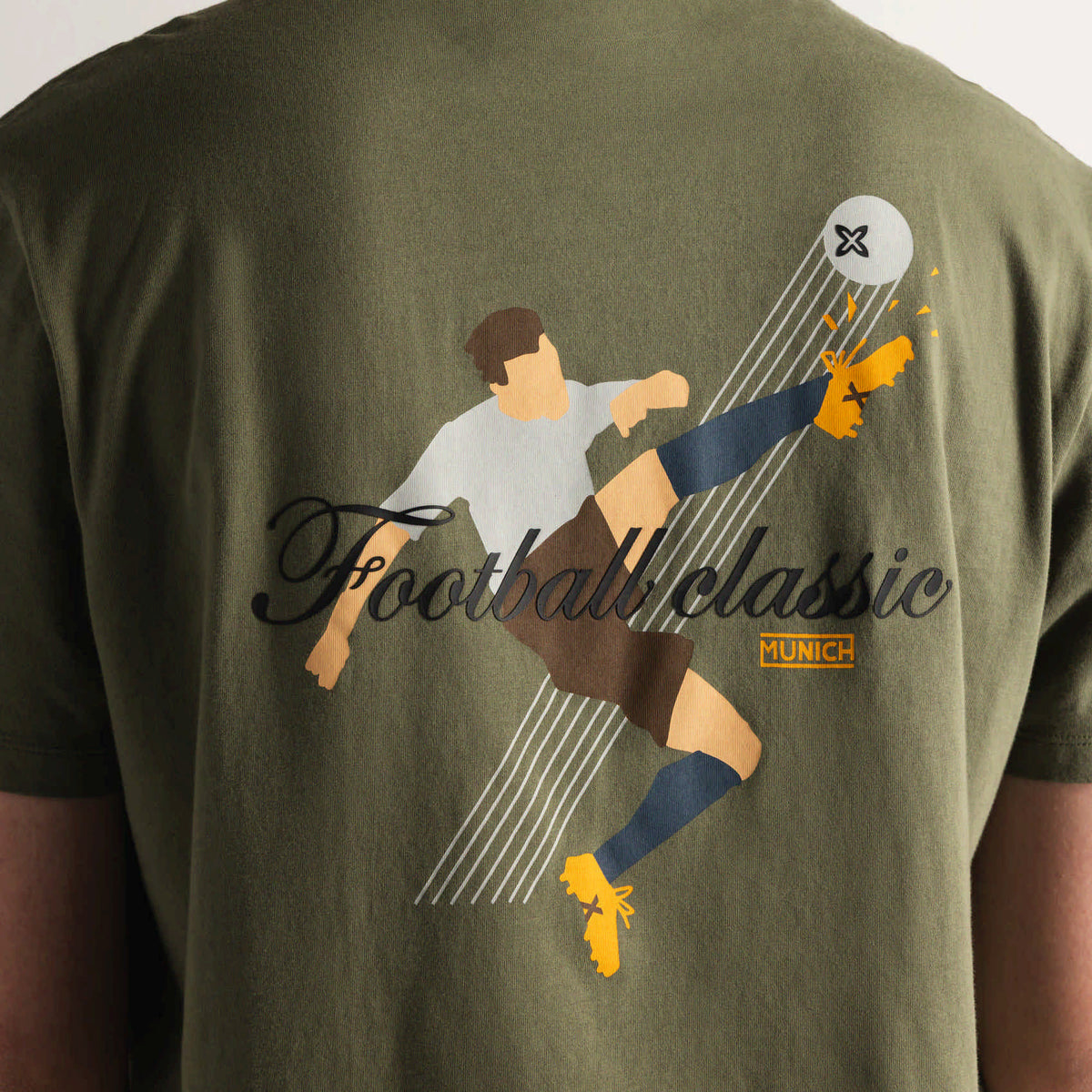Camiseta Algodón Orgánico Manga Corta Khaki | REGULAR T-SHIRT SCORER KHAKI