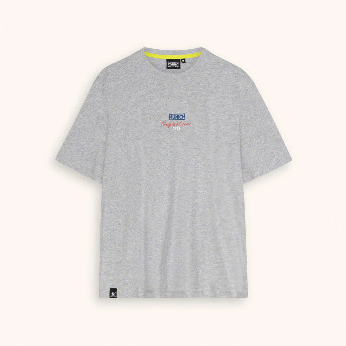Camiseta Algodón Orgánico Manga Corta Gris | REGULAR T-SHIRT OLIMPIC GREY