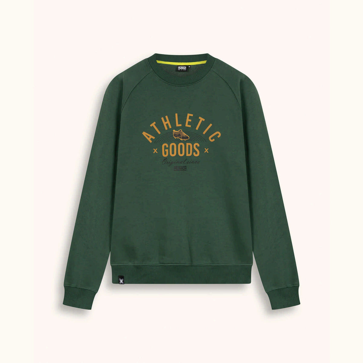 Sudadera Estilo Urbano Lavado Vintage Verde SWEATSHIRT UNI GREEN