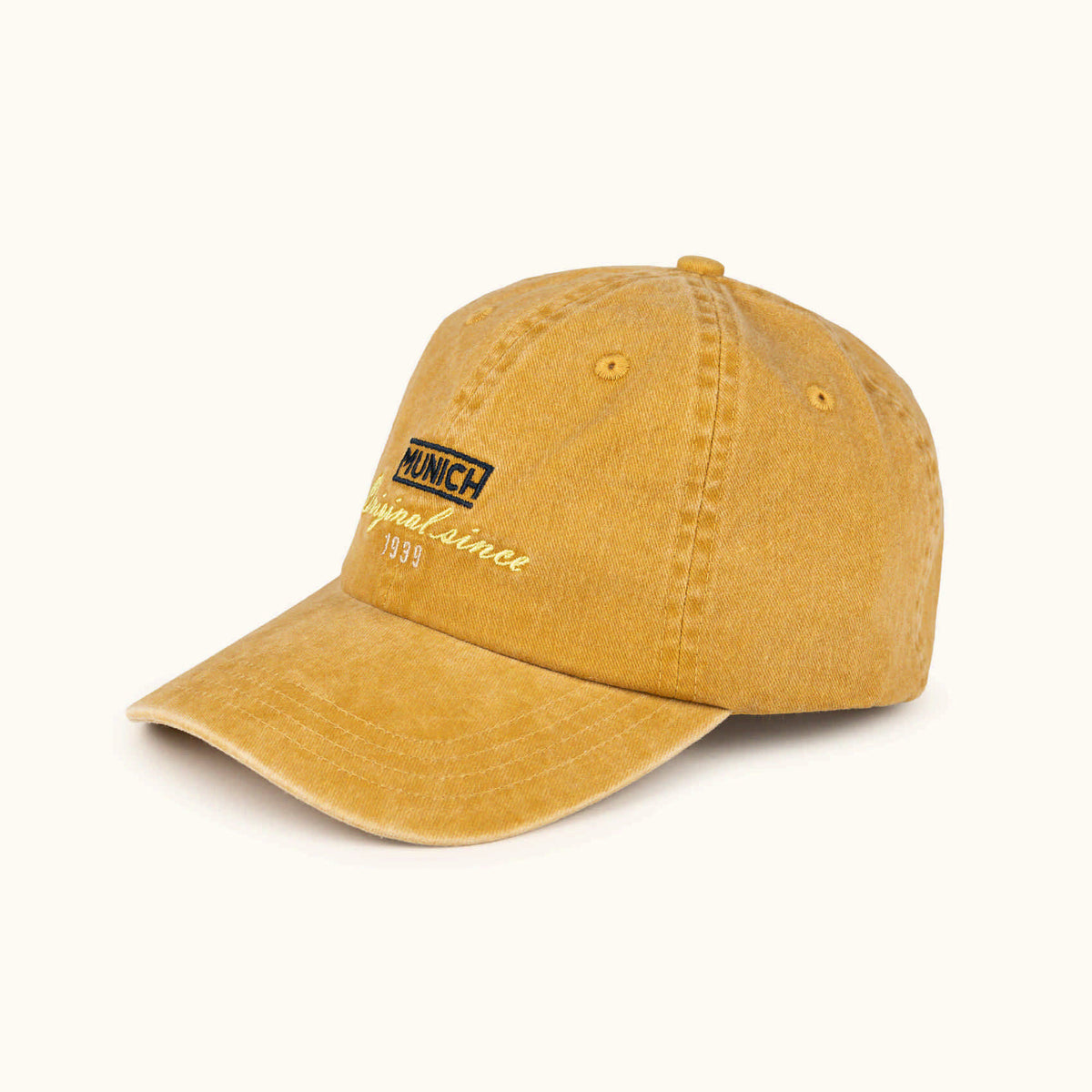 Gorra Baseball Algodón Lavado Dorado Ajustable | BASEBALL CAP LIFESTYLE CALI GOLD