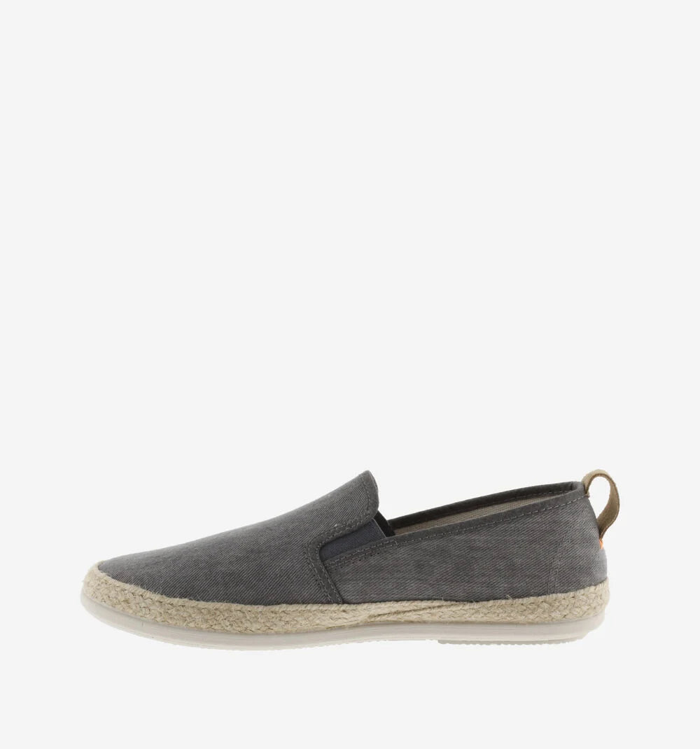 Zapatillas Victoria André elásticos lona lavada Gris