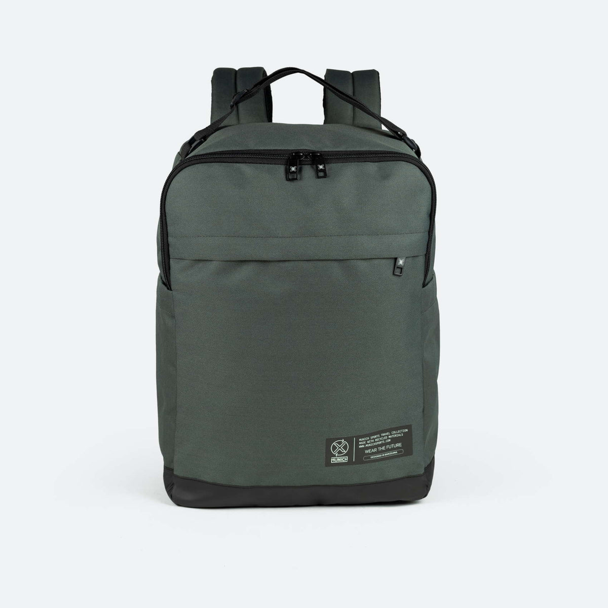 Mochila caqui de poliéster reciclado MUNICH GATE X-39 UNDERSEAT BACKPACK