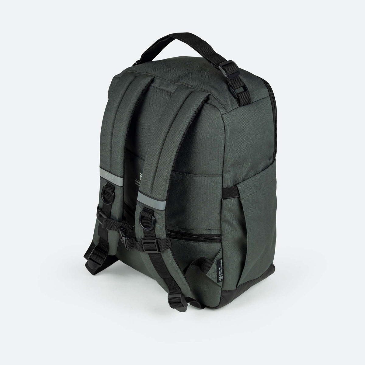 Mochila caqui de poliéster reciclado MUNICH GATE X-39 UNDERSEAT BACKPACK