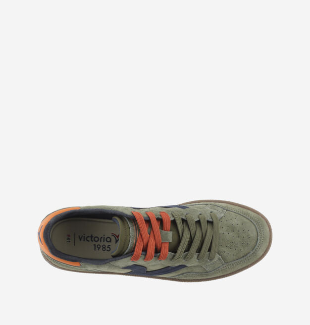 Deportiva Victoria Kaki Smash suede