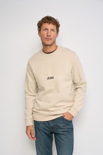 FW26 | Vendas Gerais CREW NECK FLEECE WITH CHEST BADGE