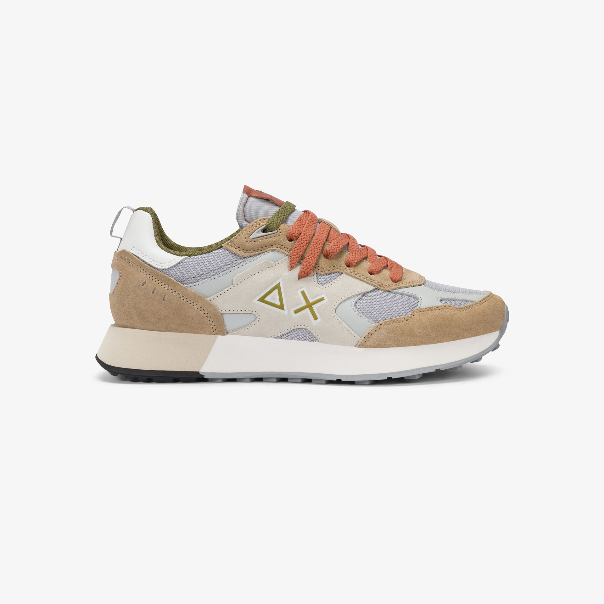 Zapatillas deportivas beige Jaki Outdoor de nailon y ante