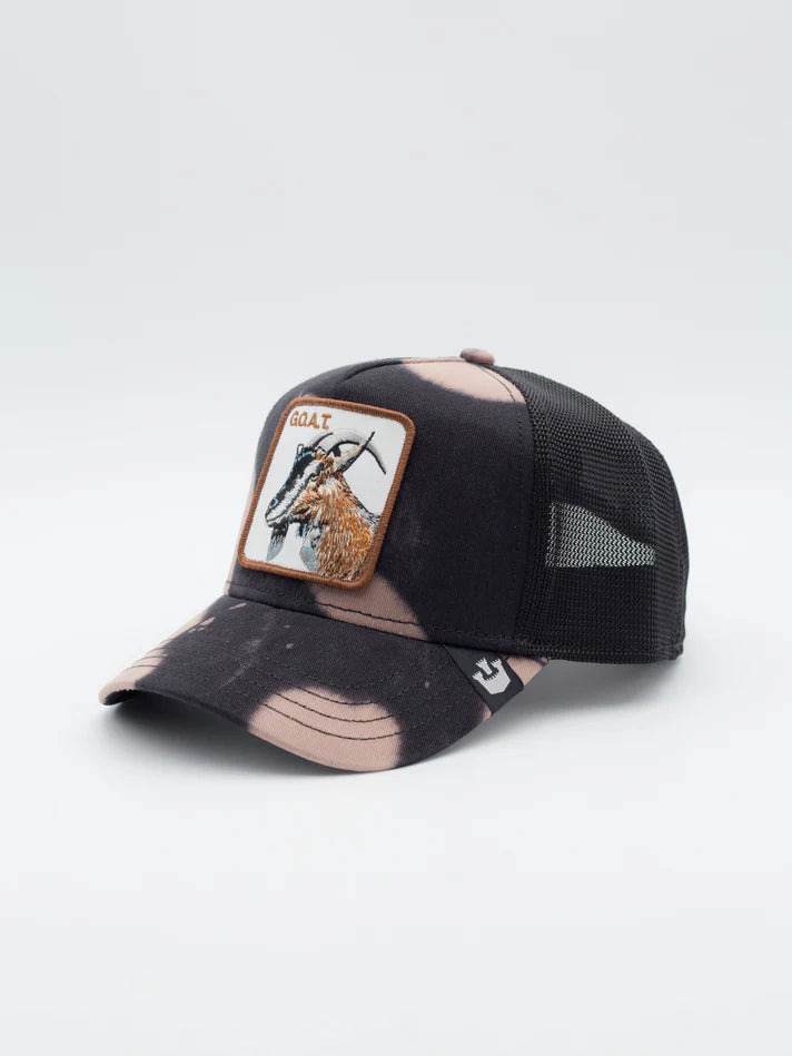 Gorra estilo Trucker con parche bordado de Goorin Bros G.O.A.T Negra