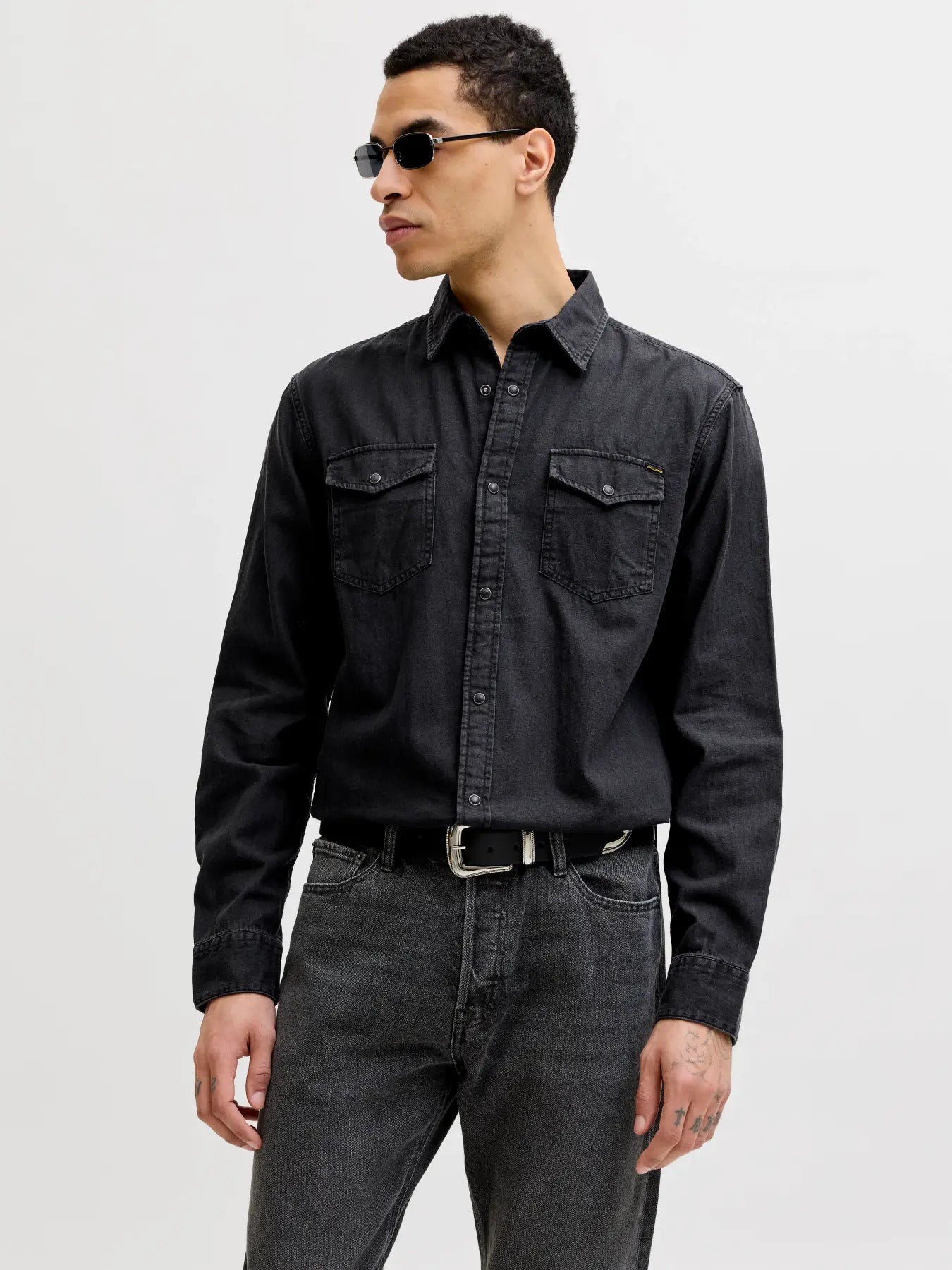 Camisa J&J vaquera Sheridan shirt Dark denim