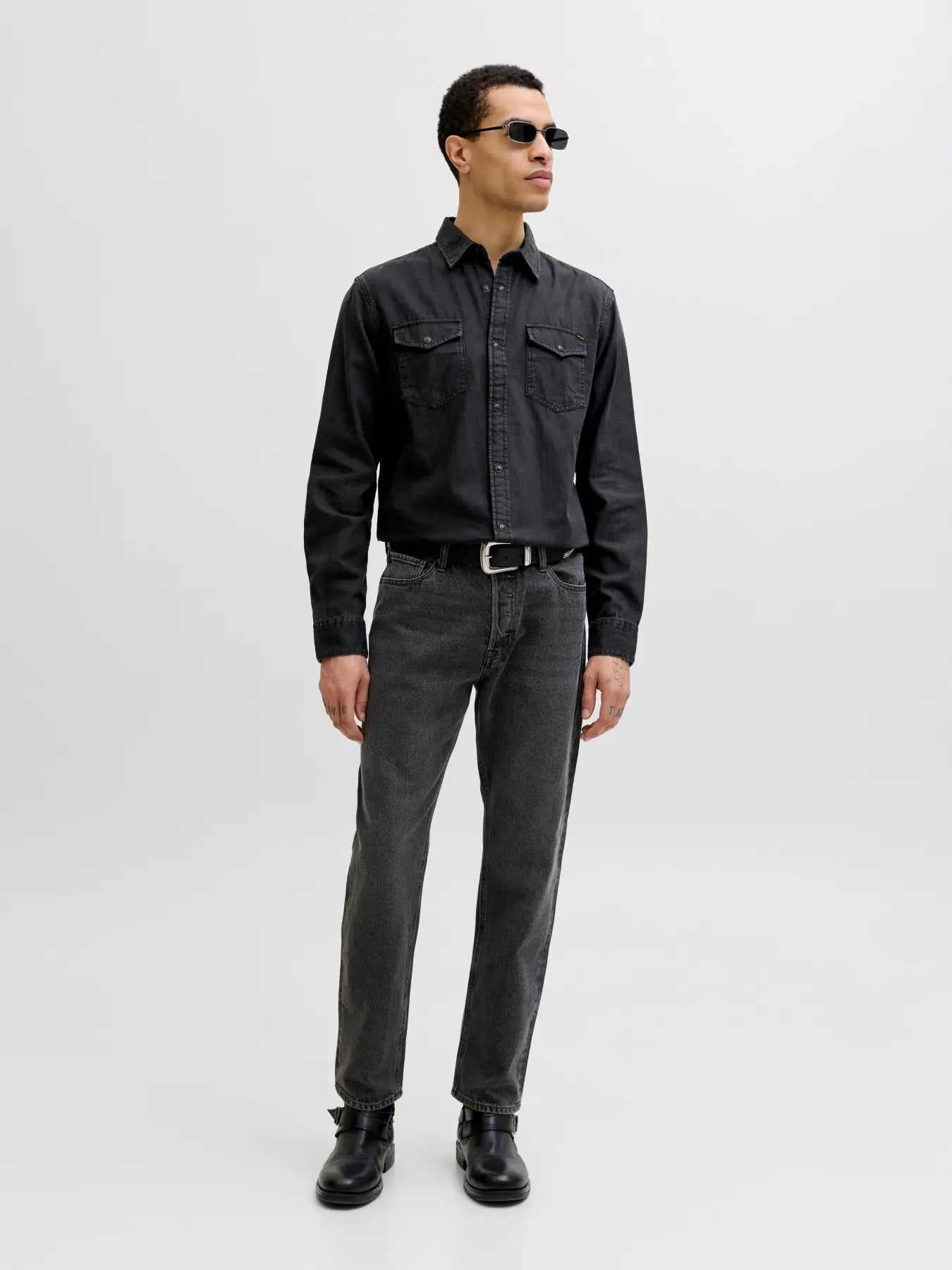 Camisa J&J vaquera Sheridan shirt Dark denim