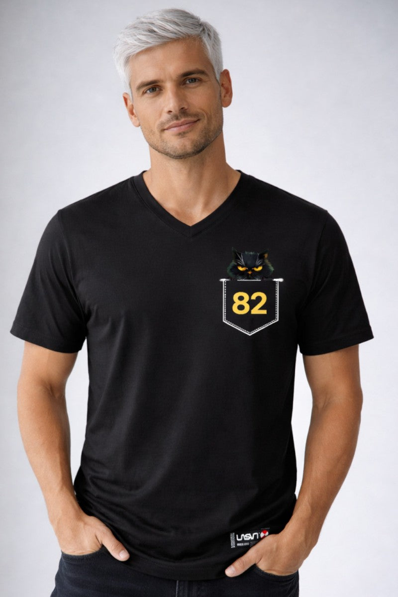 CAMISETA LA SAL BONJOUR NEGRO