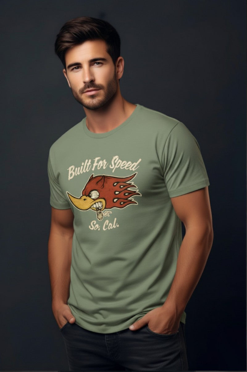 Camiseta de hombre LaSaL BUILD kaki