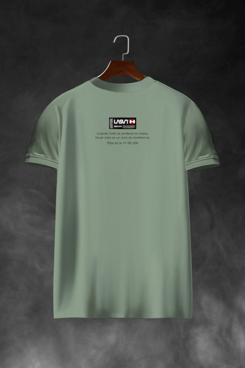 Camiseta de hombre LaSaL BUILD kaki