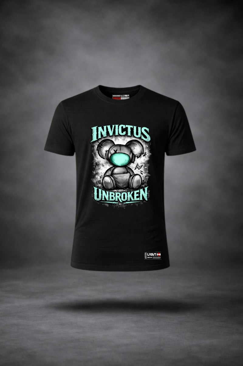 Camiseta de hombre LaSaL INVICTUS negro