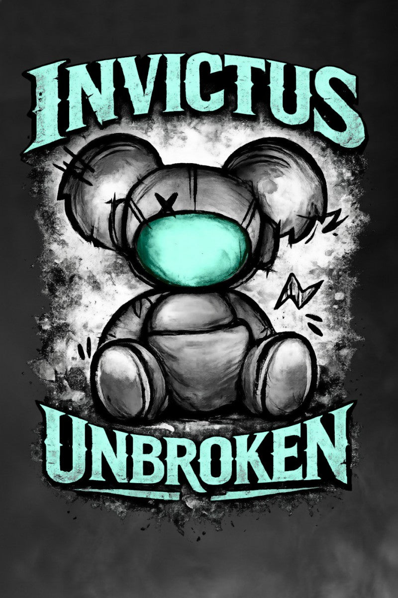 Camiseta de hombre LaSaL INVICTUS negro