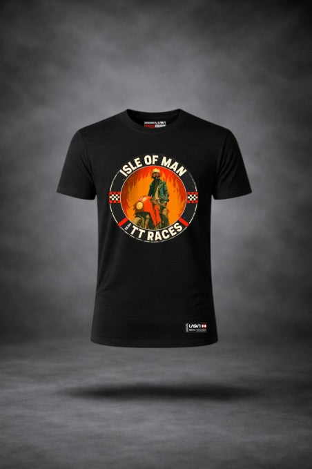 Camiseta Lasal Isle of Man negra