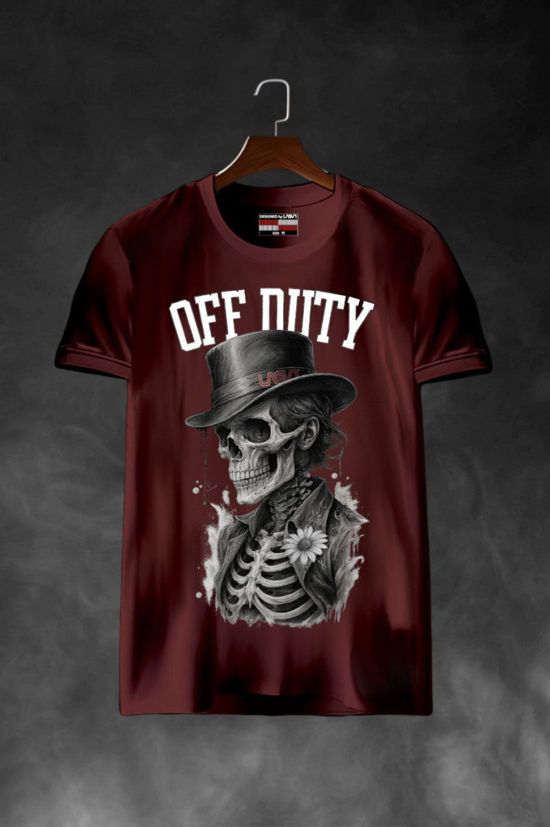 Camiseta de hombre LaSaL OFFDUTY burdeos