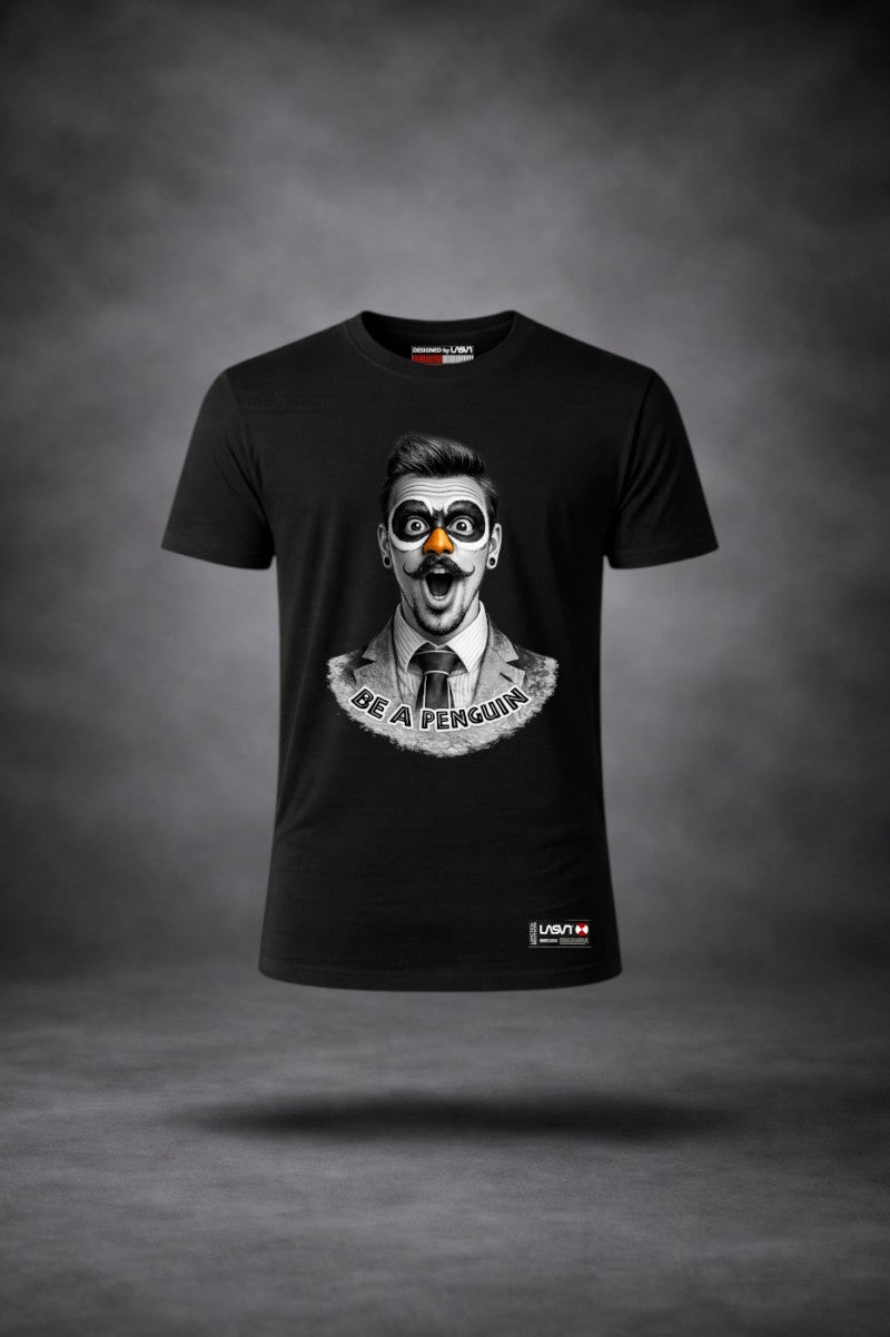 Camiseta La Sal Penguin Mou Negra