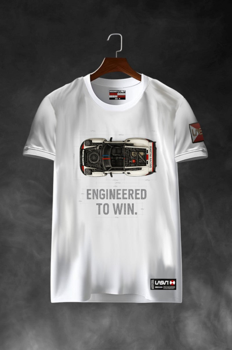 Camiseta de hombre LaSaL RACING Blanco