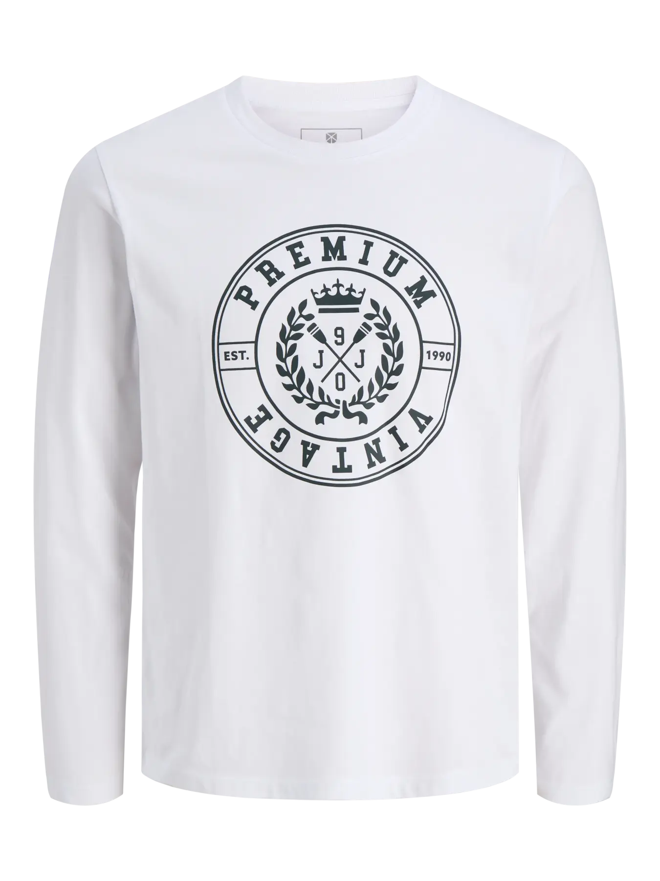 Camiseta de manga larga J&J Bluzander blanco