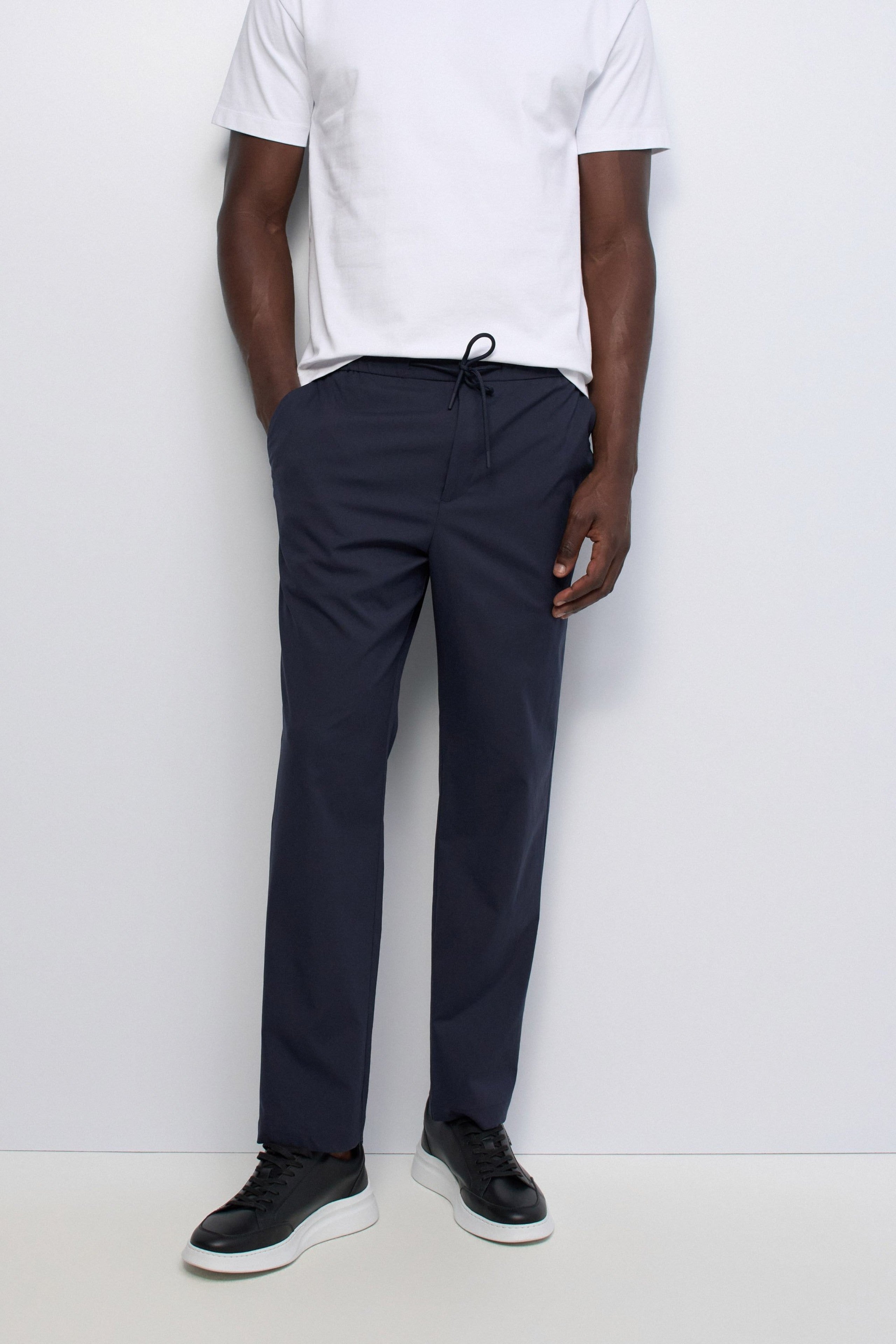 Pantalón chino Salsa Jogger Coolmax marino