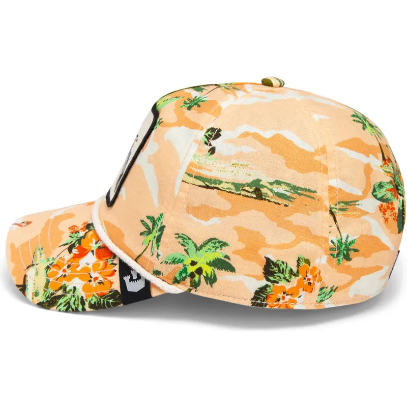Gorra curva marrón snapback gaviota Over It Quittin’ Time Salty Rim The Farm de Goorin Bros