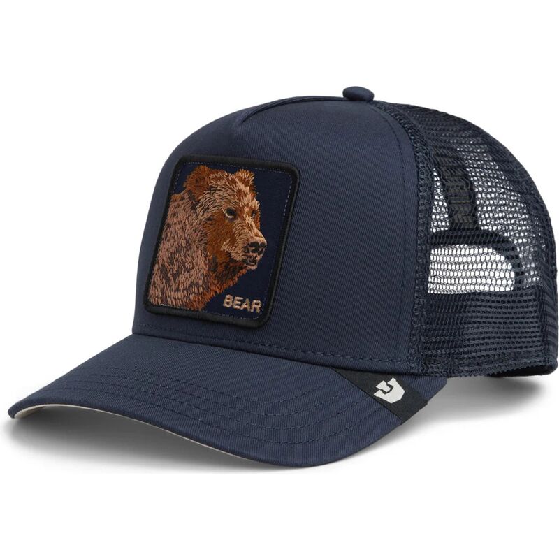 Gorra trucker azul marino oso Bear Original Recipe The Farm de Goorin Bros.
