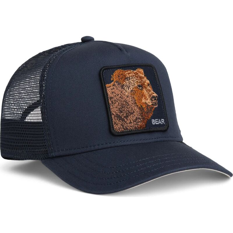 Gorra trucker azul marino oso Bear Original Recipe The Farm de Goorin Bros.