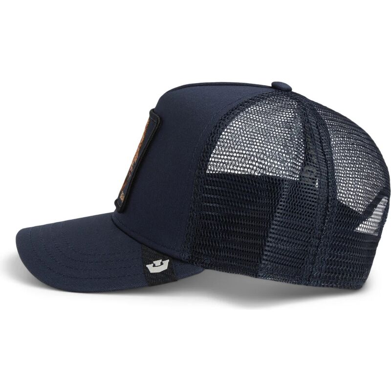 Gorra trucker azul marino oso Bear Original Recipe The Farm de Goorin Bros.
