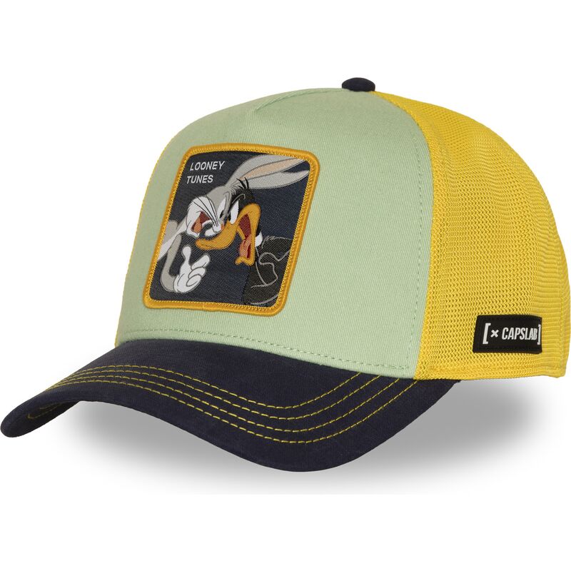 Gorra trucker multicolor Bugs Bunny y Pato Lucas LOO13 BADB Looney Tunes de Capslab