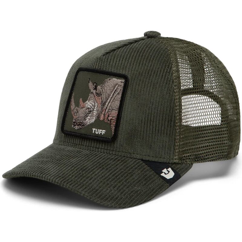 Gorra trucker verde rinoceronte Corduroy Tuff Ridgeline The Farm de Goorin Bros.