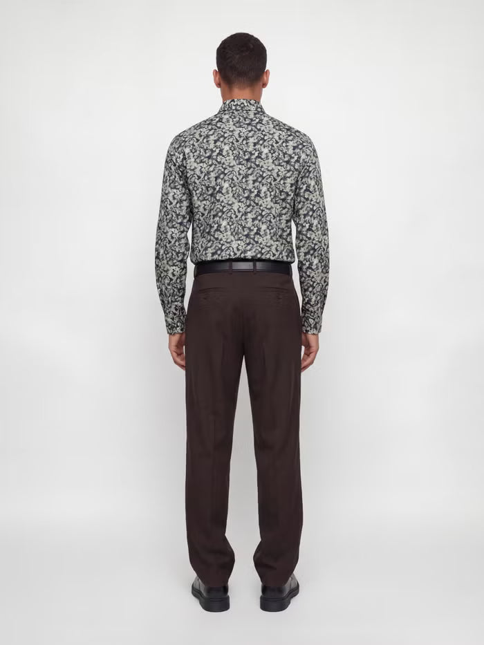 CAMISA J&J BLAPARKER ESTAMPADO SLIM FIT ACIENT SCROLL