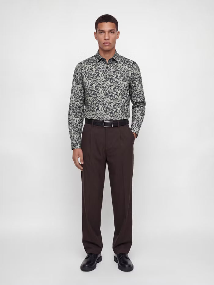 CAMISA J&J BLAPARKER ESTAMPADO SLIM FIT ACIENT SCROLL