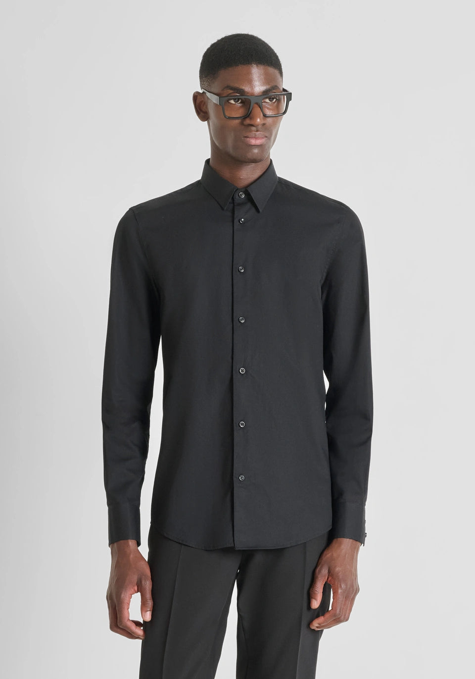 CAMISA SLIM FIT «NAPOLI» DE 100 % ALGODÓN